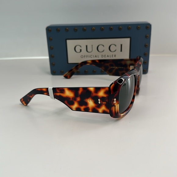 New Authentic GUCCI | GG1080S 003 | HAVANA |SUNGLASSES - Picture 6 of 15